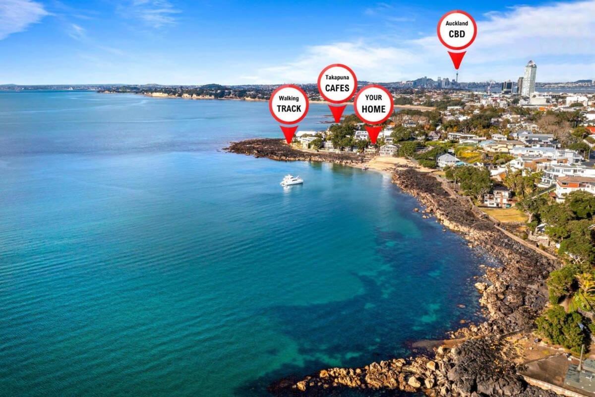 Takapuna Beachfront W Stunning Views Όκλαντ Εξωτερικό φωτογραφία